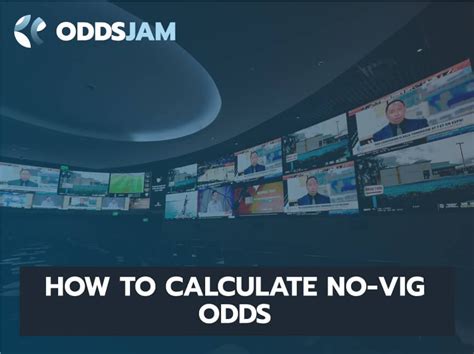 no vig calculator|no vig calculator oddsjam.